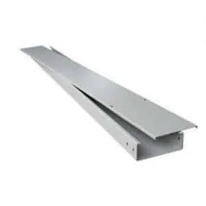 100mm by 50mm powder coated cable trunking