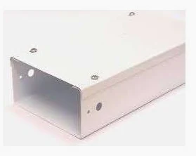 150mm by 50mm powder coated metal trunking