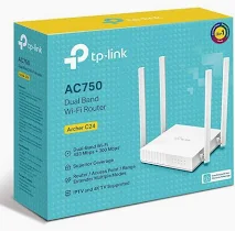 Tplink archer C24,AC 750 dual band wireless router