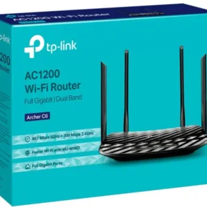 TP-Link Archer C6 AC1200 Wireless MU-MIMO Gigabit Router