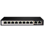 D-Link DGSF1010P 8GE PoE+ 2GE Uplink 250m PoE Switch