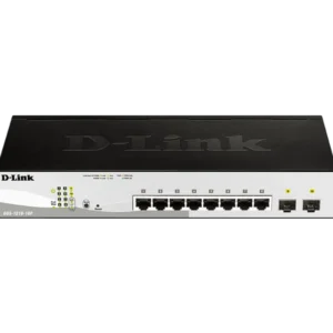 D-Link DGS-1210-10P 8-ports 10/100/1000Base-T PoE + 2 SFP ports Smart Switch