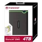 TRANSCEND 4TB EXTERNAL/PORTABLE HARDDISK