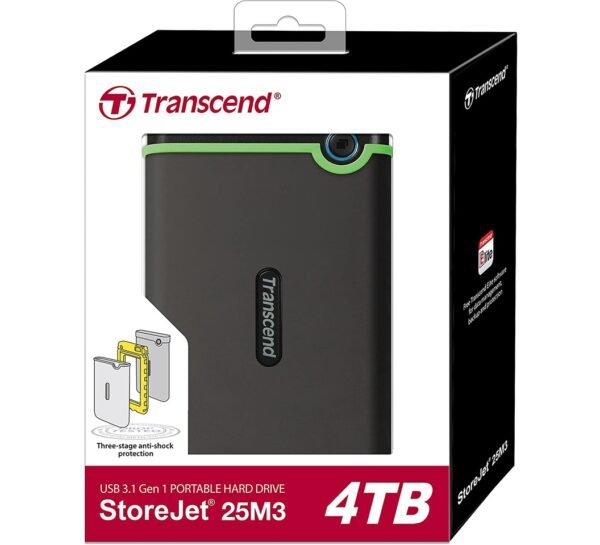 TRANSCEND 4TB EXTERNAL/PORTABLE HARDDISK