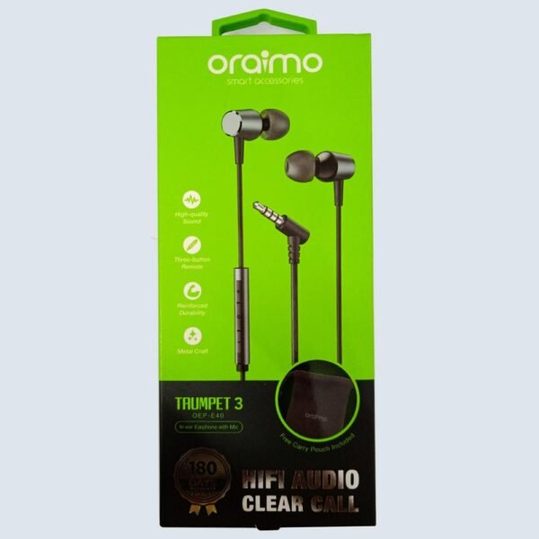 Oraimo Wired earphones Oep E40