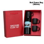 Flask set with 3 extra cups