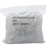 Rj45 cat5e plastic(1000pcs pack)