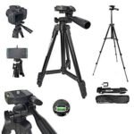 1m Portable Adjustable Tripod Stand 3120A for Phones & Camera