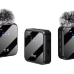 K95 3 in 1 Wireless Dual Microphone for Mobiles and Cameras