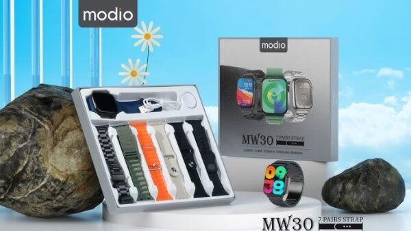 Modio Smart Watch MW30 Series 9 with 7 Pair Straps