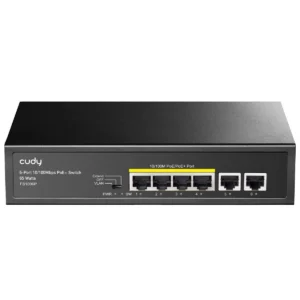 Cudy 4port poe switch ,2uplink10/100M FS1006P