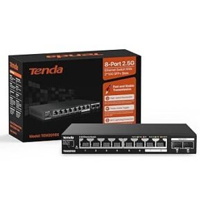 Tenda TEM2010F 8-port 2.5GbE and 2-port SFP