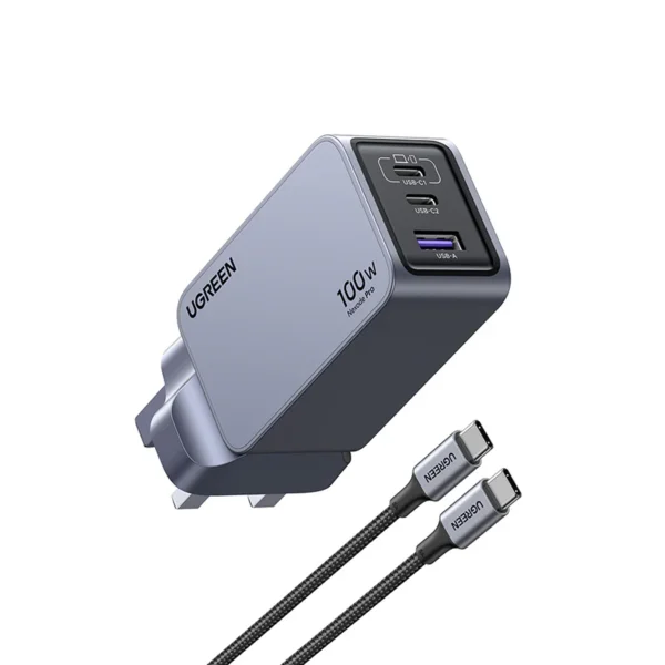 UGREEN 65W GaN Nexode Pro, Fast Charger USB C-phones/Laptops
