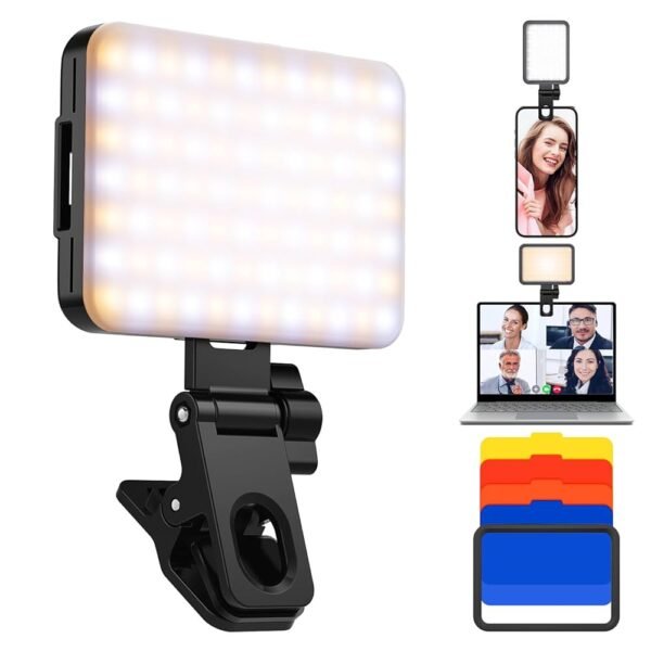 Clip-On LED Fill Light for Mobile – Model K03 with Dimming Control