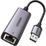 UGREEN USB to RJ45 Ethernet Adapter Aluminum Case (Space Gray)
