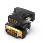 Vention DVI(24+1) Male to HDMI Female Adapter Black