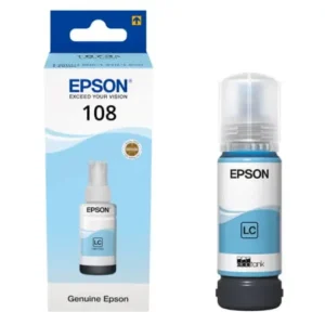 EPSON 108 LIGHT CYAN INK