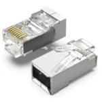 Vention Cat.6A FTP RJ45 Modular Plug Transparent 100 Pack