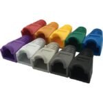 Vention RJ45 Strain Relief Boots Red PVC Type 100 Pack Red Black Grey White Pink