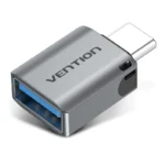 Vention USB-C Male to USB 3.0 Female OTG Adapter Gray Aluminum Alloy Typе