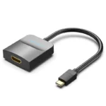 Vention Type-C to HDMI Adapter 0.15M Black ABS Type