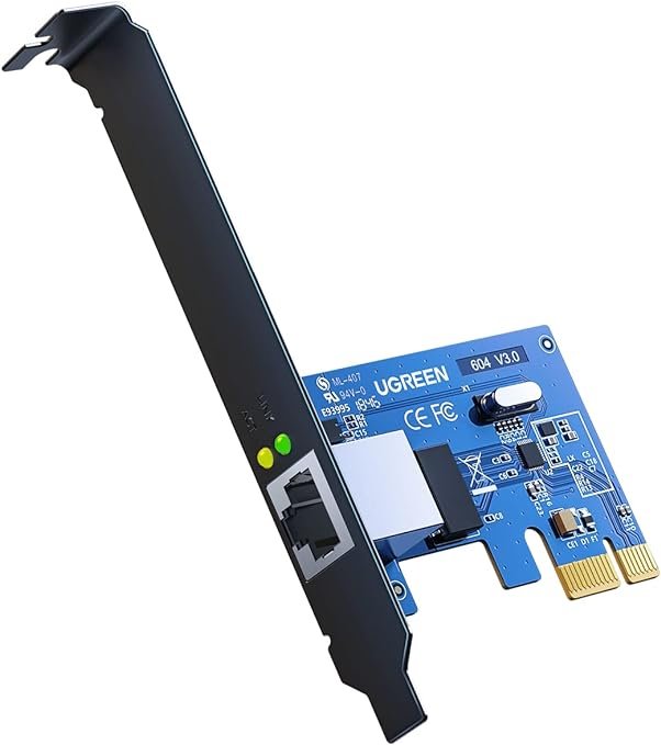 UGREEN Gigabit 10/100/1000Mbps PCI Express Network Adapter