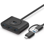UGREEN USB 3.0 Hub with USB-C Port 1m (Black)