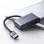 UGREEN USB 3.0 to HDMI+VGA Converter