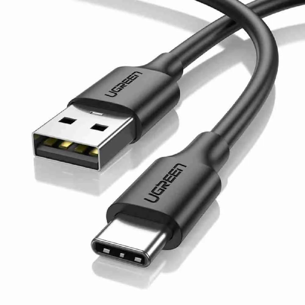 UGREEN USB 3.0 A Male to Type C Male Cable Nickel Plating 2m (black)