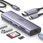 UGREEN 7 in 1 Multifunction Adapter USB-C To USB 3.0 A (2 port) + USB-C +4K HDMI + SD & TF Card reader +PD Converter