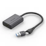 Vention USB-C+ USB-A to HDMI Adapter 0.15M Gray Aluminum Alloy Type