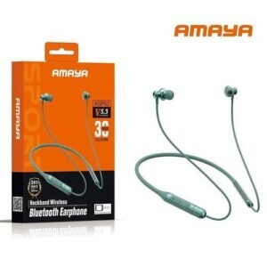 Amaya ASP02 Sports Bluetooth Neckband Earphones In-ear Design 30H Battery Life