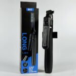 Selfie Stick Tripod, Selfie Stick Holder B17 Stainless Steel Tube 4 Ped Stand in Live Photography 1.8M