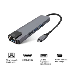 5 in one type c adapter