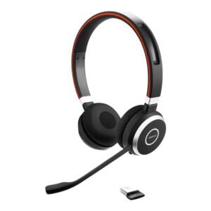 Jabra Evolve 65 SE Stereo Headset with Link380a USB-A Microsoft
