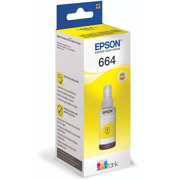 LW INK- YELLOW EPSON 664| 774| 673 CANON 490
