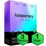 Kaspersky  internet security Plus – 3 Devices, 1 Year