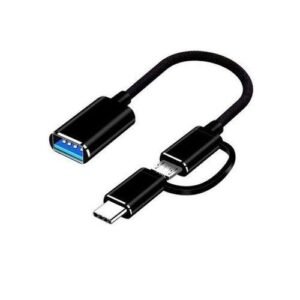 Otg Connect Kit USB OTG Adapter 2 In 1 Cable Type C To Micro USB OTG Adapter Converter Connector For Phones
