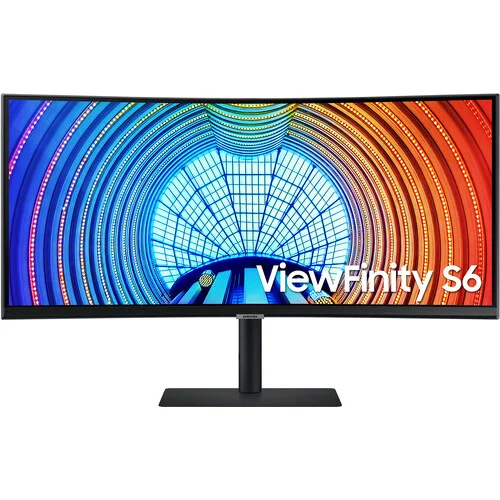 Samsung 34″ ViewFinity S6 1440p Ultra-wide WQHD Monitor (LS34C654VAMXUE)