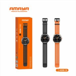 Amaya smartwatch ASW 10 Ultra Stainless Steel Frame Premium Multifunctional