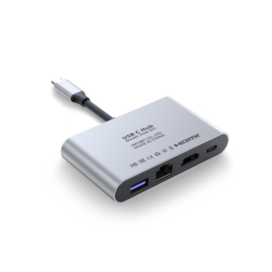 Infobit IHub 301 USB Type C Hub USB C to HDMI, RJ45, USB 3.0 with PD
