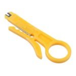 Wire Stripper Crimping Tool CAT5 CAT6 Cable Knife Crimper Plier Yellow
