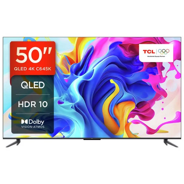 TCL 50T6C 50 inch QLED Smart TV – 4K Google TV