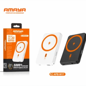 Amaya APB-W17 wireless magnetic power bank 5000mah ultra-thin 22.5W super fast charging