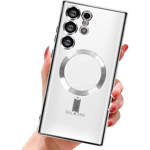 Galaxy S23 Ultra Casing with Camera Lens Protector, MagSafe.