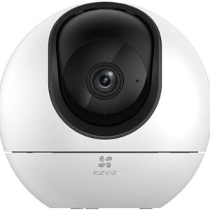 EZVIZ H6 5MP 3K Smart Home Security Wi-Fi Camera, 360 Pan/Tilt Indoor IP Camera, Hand Recognition & Control, Connect with Two-Way Talk, Auto-Zoom Tracking, Night Vision (10m), White