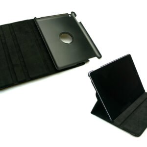 Ultra Thin Smart Flip Case Cover For Apple IPad 4 Tablet 10.1 inch (Sleep/wakeup) (Black) (Front + Back Protection)