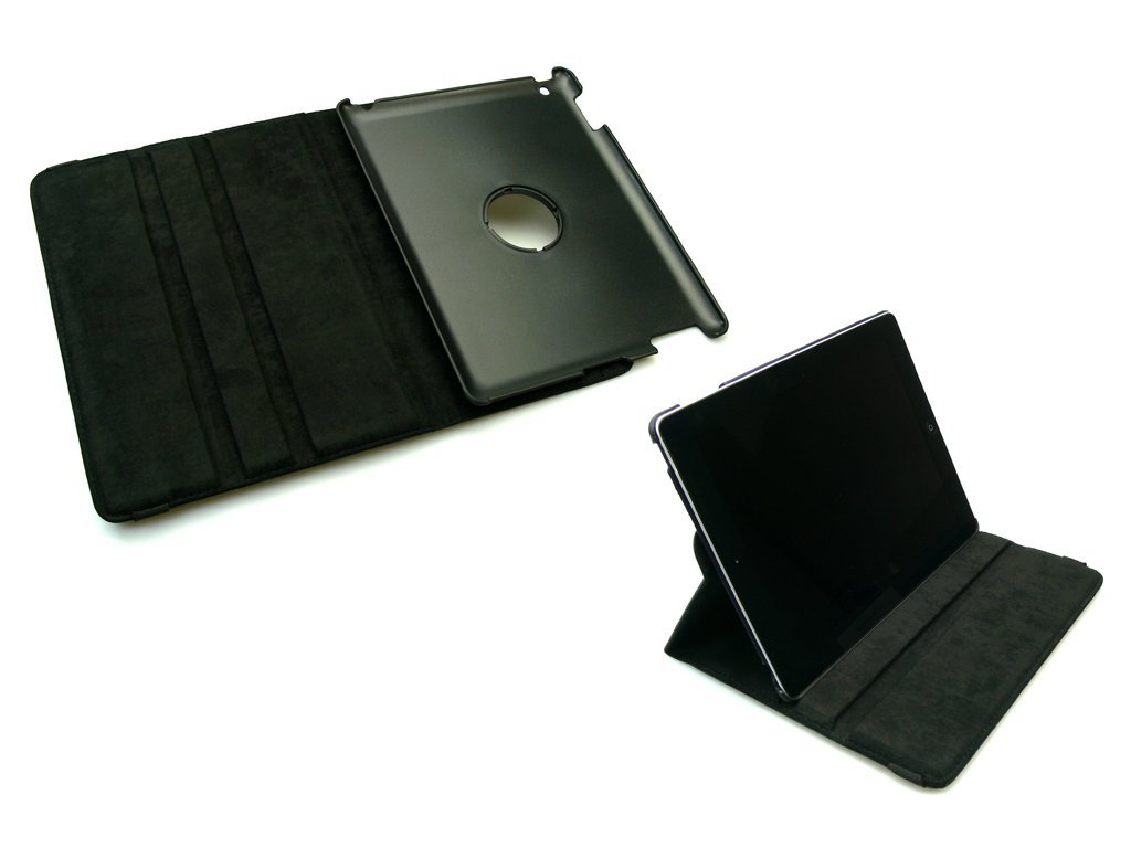 Ultra Thin Smart Flip Case Cover For Apple IPad 3 tablet 10.9 inch(Sleep/wakeup) (Black) (Front + Back Protection)