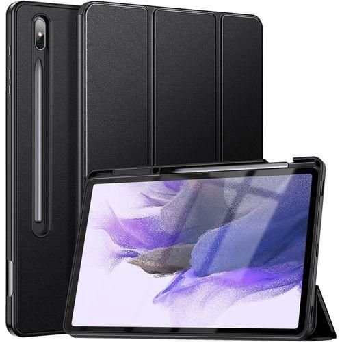 Cases for Samsung Galaxy Tab S8 Plus 12.4 Inch with S Pen Holder, Ultra Slim Smart Cover with Auto Sleep/Wake , Black