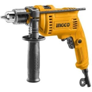 Ingco 680W Impact Drill, 680W 0-3000rpm 13mm Power Hammer Drills, Variable Speed Corded Drill Machine, Froward/Reverse Switch Electric Drill with Depth Gauge Home Improvement Construction Concrete